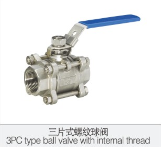 三片(pian)式螺紋球閥